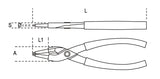 Internal Circlip Pliers Straight Pattern PVC Handles 180mm - Beta Tools 1032 180 - Image 2