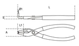 Internal Circlip Pliers Bent 90 Pattern PVC Handles 130mm - Beta Tools 1034 130X09 - Image 2