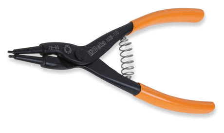 External Circlip Pliers Straight Pattern PVC Handles 175mm - Beta Tools 1036 175 - Image 1