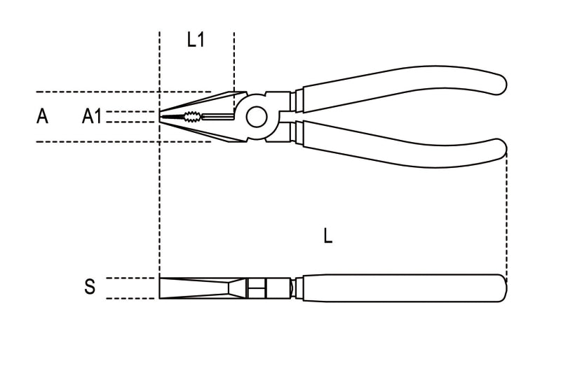 Combination Pliers Chrome-Plated with Bi-Material Handles 200mm Length - Beta Tools 1150BM 200 - Image 2