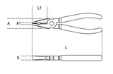 Combination Pliers Chrome-Plated with Bi-Material Handles 200mm Length - Beta Tools 1150BM 200 - Image 2