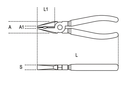 Combination Pliers Chrome-Plated with Bi-Material Handles 200mm Length - Beta Tools 1150BM 200 - Image 2