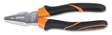 Combination Pliers Chrome-Plated with Bi-Material Handles 200mm Length - Beta Tools 1150BM 200 - Image 1