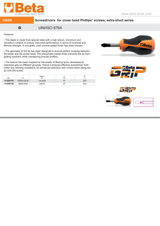 Screwdriver for Cross Head Phillips Screws Extra-Short PH2 6mm 30mm Length - BetaGRIP 1262N 6X30 - Image 4