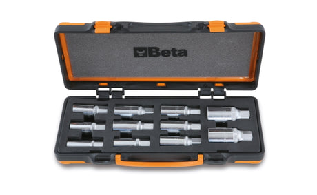 Set of 11 Roller Stud Extractors/Inserters M5 - M16 with Metal Case - Beta Tools 1433/C11 - Image 1