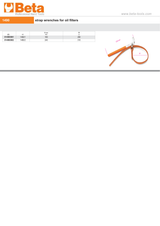 Strap Wrench for Oil Filters Up to 240mm - Beta Tools 1490/2 - Image 2