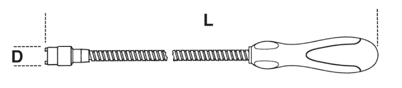 Flexible Magnetic Pick Up Tools 532mm - Beta Tools 1712E/3 - Image 3