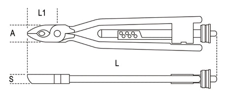 Wire Twisting Pliers with Automatic Return 255mm - Beta Tools 1761 - Image 2