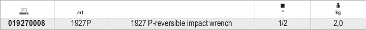 Reversible Impact Wrench 1/2" Composite Material 1750Nm - Beta Tools 1927P - Image 6