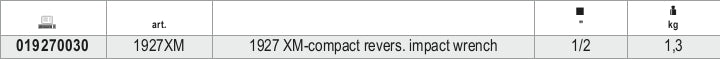 Compact Reversible Impact Wrench 1/2" - Beta Tools 1927XM - Image 6