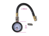 Tyre Pressure Tester 0-4 Bars with Shockproof Rubber Gauge and 290mm Hose - Beta Tools 1949M - Image 2