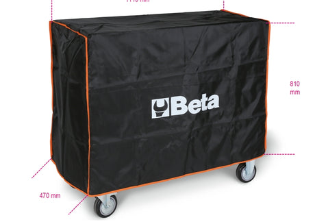 Nylon Cover for Mobile Roller Cabs C24SA-XL C24SL C24SL-CAB 1110x810x470mm - Beta Tools 2400-COVER RSC24AXL - Image 1
