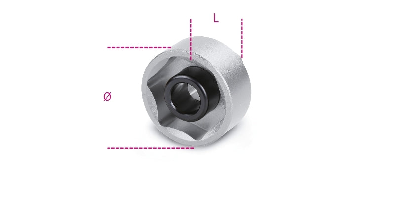 Hexagon Socket for Wheel Hub Nuts 28mm - Beta Tools 3075A 28 - Image 2