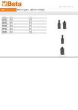 Flywheel Puller with Internal Thread M35x1.0 - Beta Tools 3091/70 - Image 4