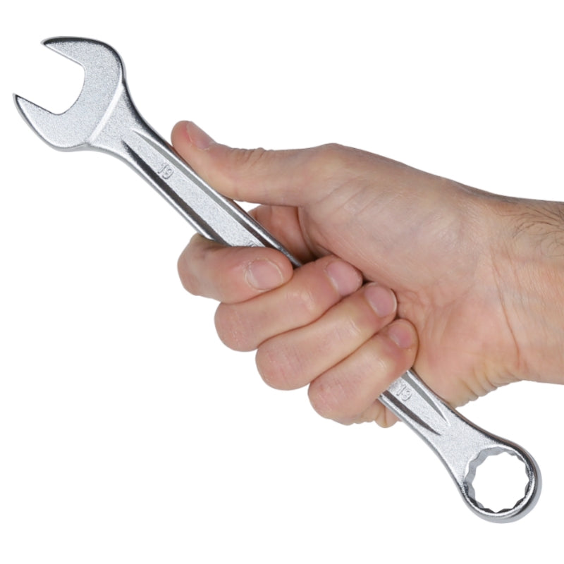 Combination Spanner Wrench Open Offset Ring Ends Chrome-Plated 19mm - Beta Tools 42 19 - Image 3