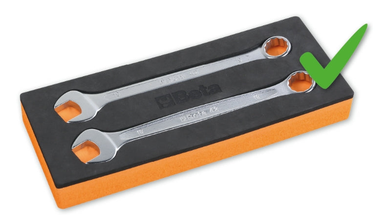 Combination Spanner Wrench Open Offset Ring Ends Chrome-Plated 9mm - Beta Tools 42 9 - Image 8