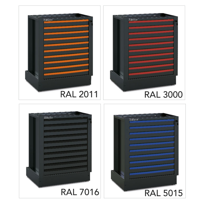 Kit of 10 Colored Drawer Fronts for RSC50, Customizable for Anthracite Grey Worktops - BetaRSC50 5000 RSC50/KFC7016 - Image 6