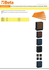Kit of 10 Colored Drawer Fronts for RSC50, Customizable for Anthracite Grey Worktops - BetaRSC50 5000 RSC50/KFC7016 - Image 7