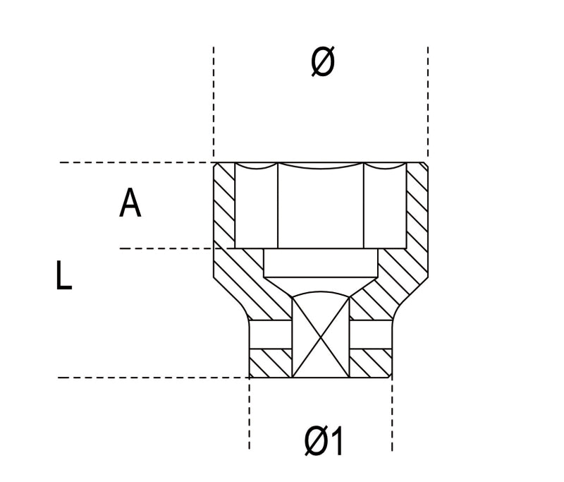 Impact Socket 1/2" Standard Series, 30mm - Beta Tools 720 30 - Image 2