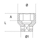 Impact Socket 1/2" Standard Series, 30mm - Beta Tools 720 30 - Image 2