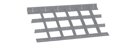 Crossed Partitions for C38, C45PRO M4/M5/M7/M8 Left Side Drawer 570x410mm 70mm Height - Beta Tools 8889CS/7 - Image 1