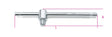 Sliding T-Handle, 1/4" Drive, 115mm Length - Beta Tools 900/42 - Image 1