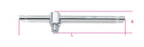 Sliding T-Handle, 1/4" Drive, 115mm Length - Beta Tools 900/42 - Image 1