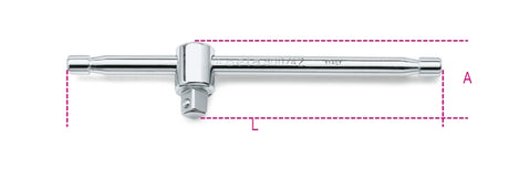 Sliding T-Handle, 1/4" Drive, 115mm Length - Beta Tools 900/42 - Image 1