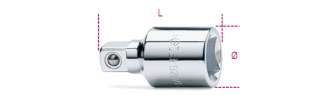 Adaptor 1/2" Female to 3/8" Male Drives 42mm - Beta Tools 920/15 - Image 1
