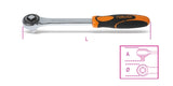 1/2" Push-Through Drive Ratchet 72 Teeth 275mm - Beta Tools 920/50 - Image 3