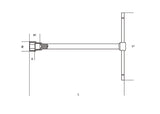 T-Handle Hexagon Socket Wrench 14mm - Beta Tools 950 14 - Image 2