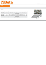 Set of 14 T-Handle Wrenches with Three Hexagon Male Ends 2mm - 14mm - Beta Tools 951/S14 - Image 3