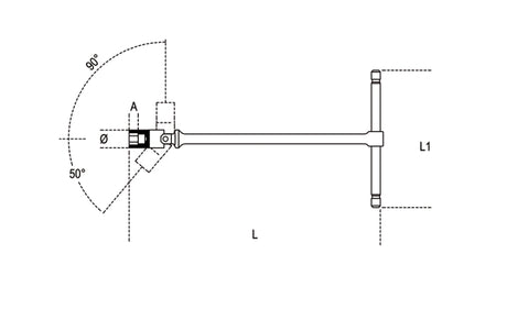 T-Handle Wrench with Swivelling Hexagon Socket 13mm - Beta Tools 952 13 - Image 2