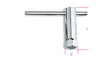 Tubular Spark-Plug Wrench Chrome-Plated Hexagon End 16mm - Beta Tools 955 16 - Image 1