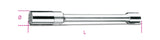 1/2" Square Drive Spark Plug Socket Bi-Hex Long Series 14mm - Beta Tools 956L 14 - Image 1