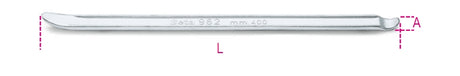 Tyre Lever 600mm Length - Beta Tools 962 600 - Image 1