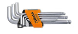 Set of 9 Ball Head Offset Hexagon Key Wrenches - Beta Tools 96BPC/SC9 - Image 1