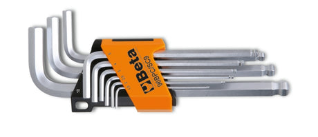 Set of 9 Ball Head Offset Hexagon Key Wrenches - Beta Tools 96BPC/SC9 - Image 1