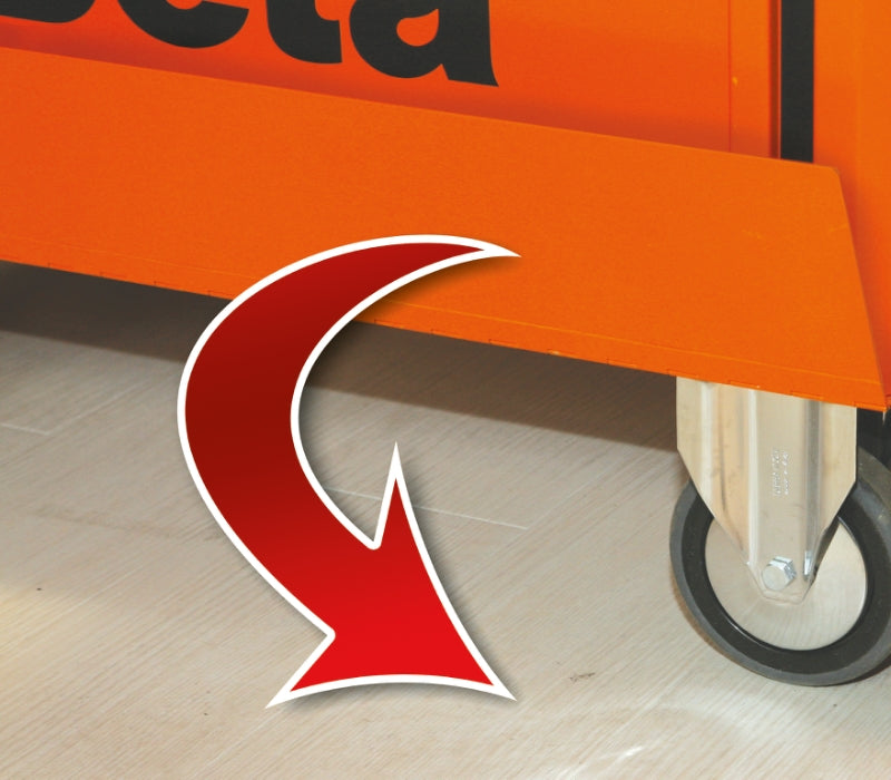 Special Mobile Roller Cabinet Racing MD Type with 7-Drawer and 2-Drawer Modules - Beta Tools C39MD-G - Image 4
