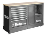 Special Mobile Roller Cabinet Racing SM Type with 7-Drawer Module and Service Module - Beta Tools C39SM-O - Image 3