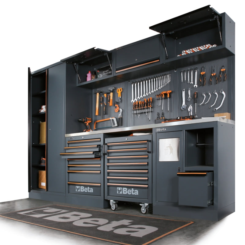 Workbenches with Stainless Steel Worktop, Drawers, and Tool Panels - BetaC45PRO C45PRO BPX-1,3 - Image 4