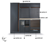 Workshop Equipment Combination with Wood Worktop, Drawers, Tool Panels, and Cabinets - BetaC45PRO C45PRO CW - Image 5