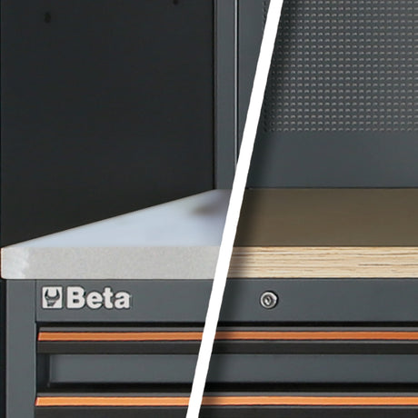 Workshop Equipment Combination with Wood Worktops, Drawers, Tool Panels, and Cabinets - BetaC45PRO C45PRO GW - Image 2