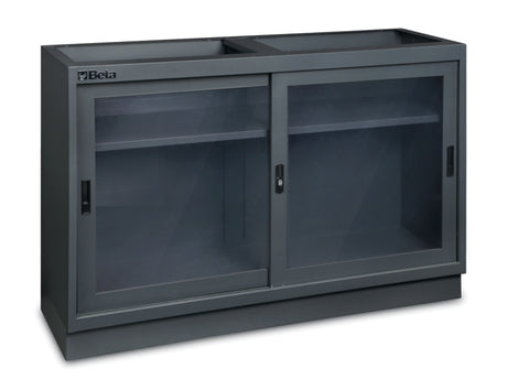 Fixed Module with Clear Polycarbonate Doors and Adjustable Shelf for Workshop - BetaC45PRO C45PRO MAT - Image 1