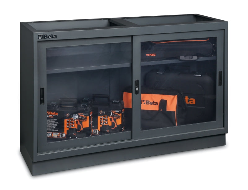 Fixed Module with Clear Polycarbonate Doors and Adjustable Shelf for Workshop - BetaC45PRO C45PRO MAT - Image 4