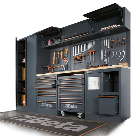Fixed Module with Built-In Sink and Two Doors for Workshop - BetaC45PRO C45PRO ML - Image 2