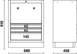 Fixed Reel Module with 3 Drawers for Workshop, Empty - BetaC45PRO C45PRO TC - Image 4