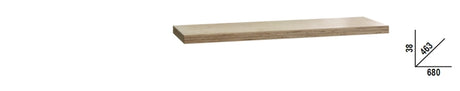 Multi-Ply Wood Worktop 680x463x38mm for Workbench - BetaC45PRO C45PW/1-0,7MT - Image 1