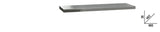 Stainless Steel Coated MDF Worktop 680x463x38mm for Workbench - BetaC45PRO C45PX/1-0,7MT - Image 1