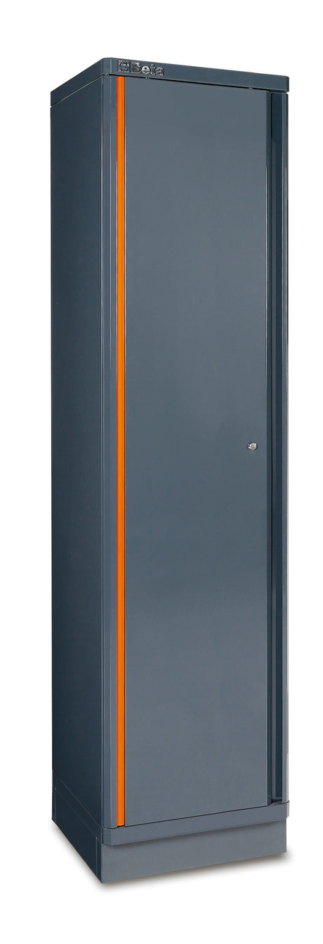 Single-Door Tool Cabinet, 1770x420x420mm, Adjustable Shelves, Lockable, with Clothes Rail - BetaRSC55 C55A1 - Image 1